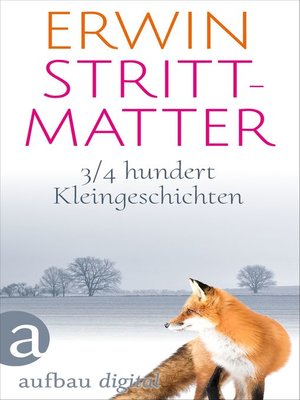 cover image of 3/4 hundert Kleingeschichten
